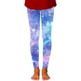 thumbnail image 3 of Kiijoy Toddler Girls Starry Sky Print Leggings Stretch Tights Fit Pants, Sizes 3-4, 3 of 4