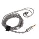 thumbnail image 5 of Upgraded Earphone Cable 49 Core Single Crystal Copper Silver Plated 4 Strands Hand Knitting Earphone Wire for BQEYZ Rime 3.5mm/0.14in, 5 of 5