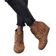 thumbnail image 4 of SMihono Sandales Femmes Été Grande Taille Rétro Imperméables Plateforme Talon Épais Chaussures à Talons Hauts Pantoufles Simples en Liquidation, 4 of 9
