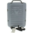 thumbnail image 4 of Comfort Zone Compact Portable Electric Utility Space Heater Personal Fan, Gray, 4 of 7