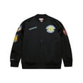 thumbnail image 4 of Men's Mitchell & Ness Black Golden State Warriors Blackout Collection Vintage Full-Snap Satin Jacket, 4 of 7