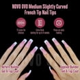 thumbnail image 4 of Nail Tips NOVO OVO BERRY PINK, tapa completa, punta francesa x240, 4 of 7