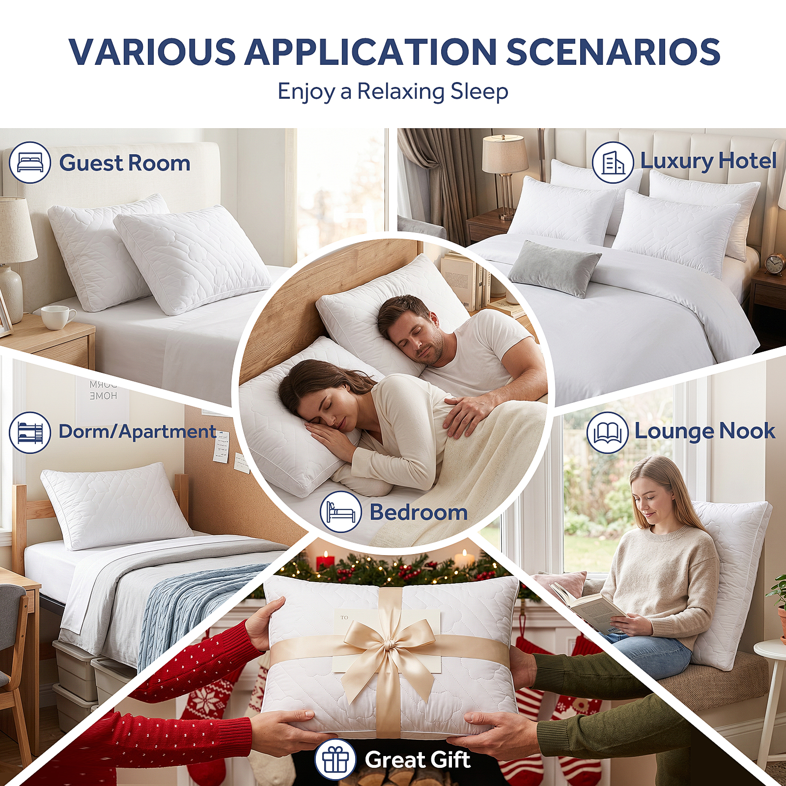 EMONIA Queen Size Bed Pillows 2 Pack photo 8