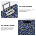 thumbnail image 4 of Goofa Uncaria Flower Pattern Luggage Covers For Suitcase,Suitcase Cover Protector Fit 18-32 Inch Luggage-Large, 4 of 9