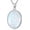 Style 2, variant on Soulmeet 925 Sterling Silver Dainty Oval/Marquise/Drop/Pear/Rhombus Opal Simple Pendant Necklace for Women, Fashion Necklace for Women Mother - Endless Love, Birthday Gift, with 18+2inch