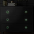 thumbnail image 5 of 4PCS Square Cabinet Fluorescence Knob Glowing in the Dark Furniture Drawer Pulls Handle with Screws Anchor, 5 of 5