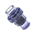thumbnail image 1 of Clear UPVC Sphere Check Gate 25mm For Backwash Prevention In Effluent Arrangements Permanent Oxidation Immune Easy Installation, 1 of 4