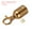 Rose Gold, variant on Uxcell 1.1"x3" Stanchion Rope End Stopper, 2 Pack Cord End Caps Barrier Rope End Cap Snap Hooks, Rose Gold