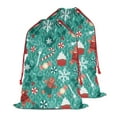 thumbnail image 2 of Christmas Bags Drawstring,Green Christmas Baking Pattern Large Xmas Christmas Gift Bags,Reusable for Xmas and New Year Party Favors and Supplies,27.6" X 19.7", 2 of 6