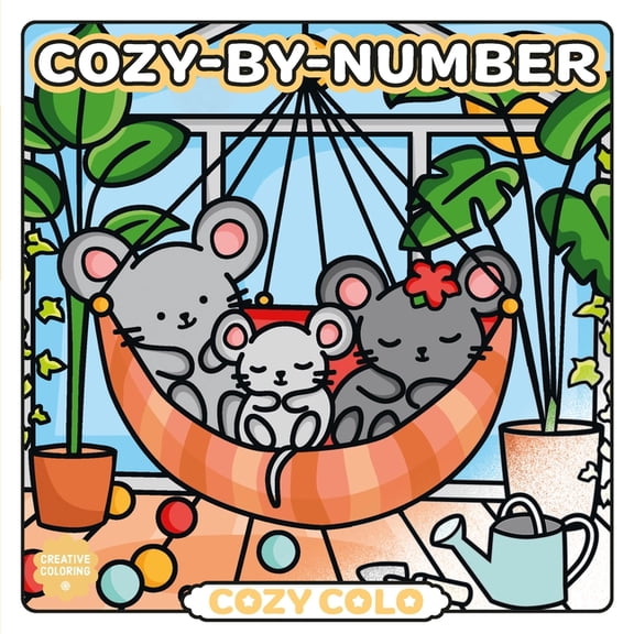 Cozy Coloring Cozy-By-Number, (Paperback)