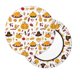 thumbnail image 2 of Disketp Thanksgiving Funda Redonda para Taburete, Funda de Cojín para Silla de Bar Suave y Elástica-13 inch, 2 of 7