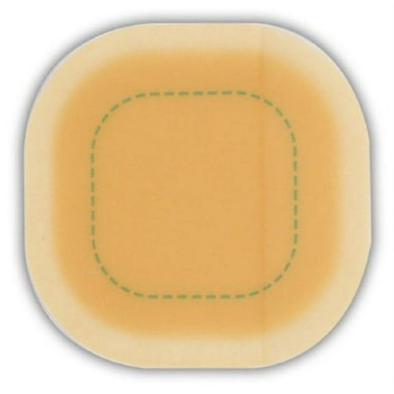 Convatec DuoDERM Signal Hydrocolloid Island Dressing, Hydrocolloid 4 X 4 Inch, Beige, Box of 5 - Model 403326