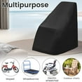 thumbnail image 4 of Tcwhniev Wheelchair Cover Waterproof Oxford Cloth Electric Wheelchair Cover Dustproof Scooter Protector for Indoor and Outdoor Use, 4 of 8