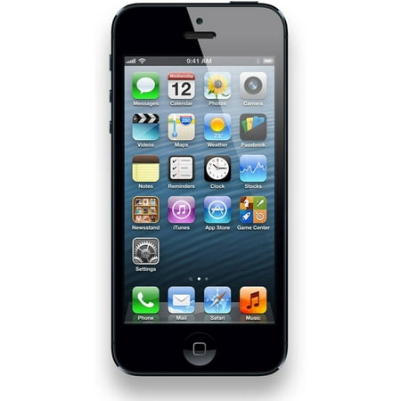 B-Grade Refurbished Apple iPhone 5 16GB GSM Smartphone (Unlocked), Black