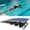 Blue, variant on Gymnastics Springboard with 9 Heavy-Duty Springs, Textured Training Surface, Portable Jump Board for Vault Training and Poolside Diving Practice, 47.2 x 23.6 in, Blue