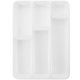 thumbnail image 4 of Organizador de cubiertos de múltiples rejillas para el hogar, caja organizadora de cubiertos duradera, bandeja de plástico para utensilios, 4 of 6