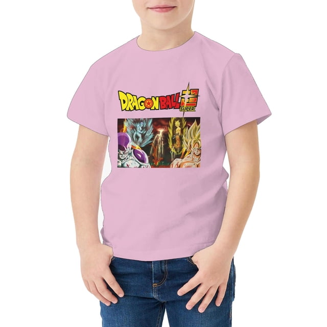 Camiseta Algodón de DBZ para niños