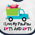 thumbnail image 4 of Inktastic I Love My PawPaw Boys or Girls Baby Bib, 4 of 4