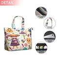 thumbnail image 2 of Colorful Mexican Elements Travel Tote Bags for Women Carry On,Large Weekender Bags for Women Travel,Multi Functional Duffle Bag for Work,Shopping,Sports, 2 of 5