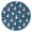Blue Christmas Snowman, variant on Blue Christmas Snowman Pattern Round Blanket,Comfortable Soft Flannel Throw Blanket,All Season,Warm Lightweight Blankets for Sofa Bed Couch Living Room Chair 47"x47"
