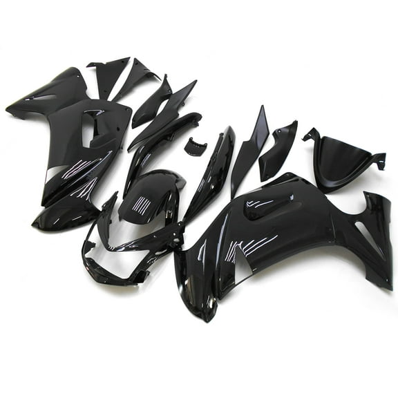 Sportfairings Motorcycle ABS Black Fairings Kit for Ninja 650 Kawasaki 2006-2008 Bodywork