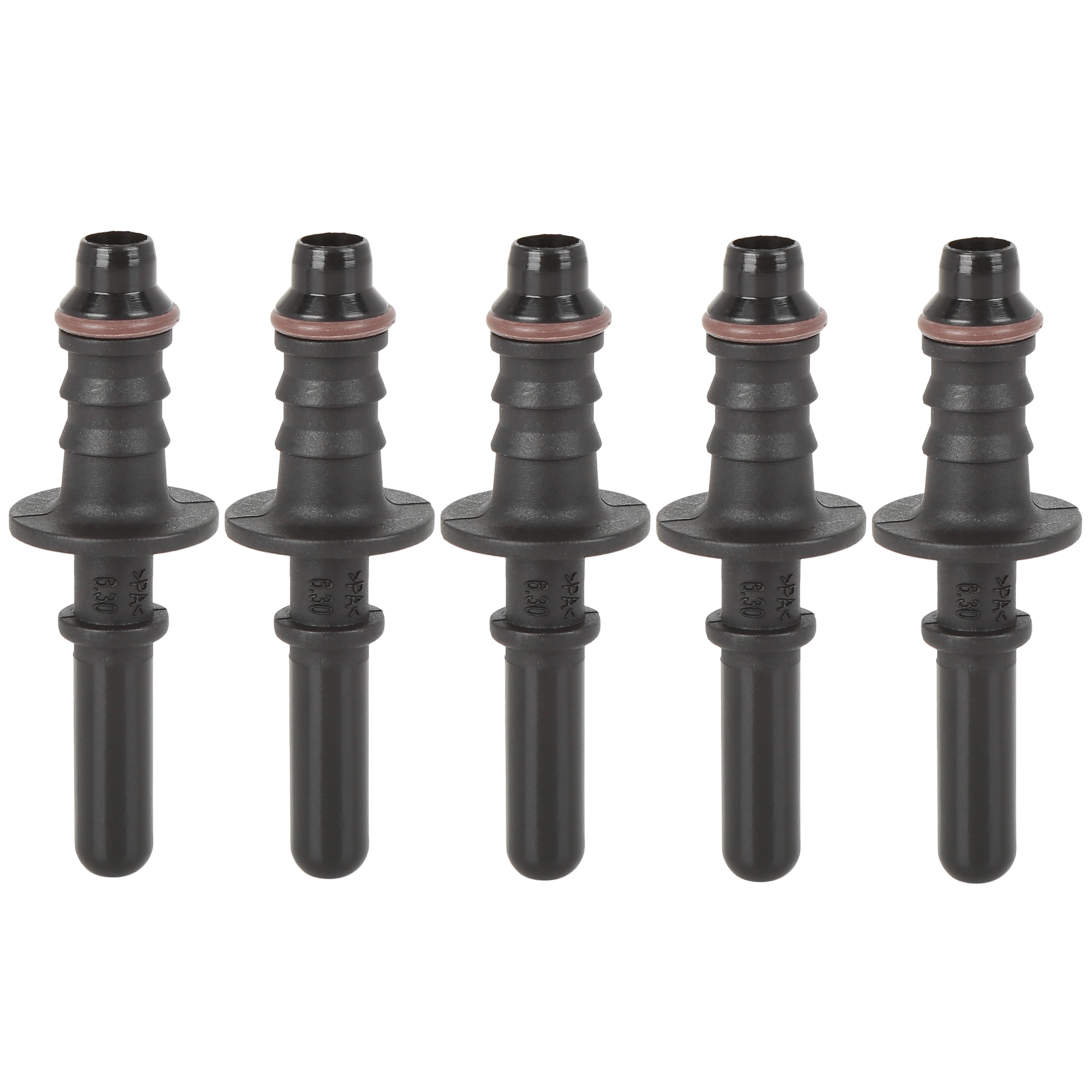 5pcs 6.30mm ID6 Vehicle Fuel Line Hose Pipe Quick Release Male Connect