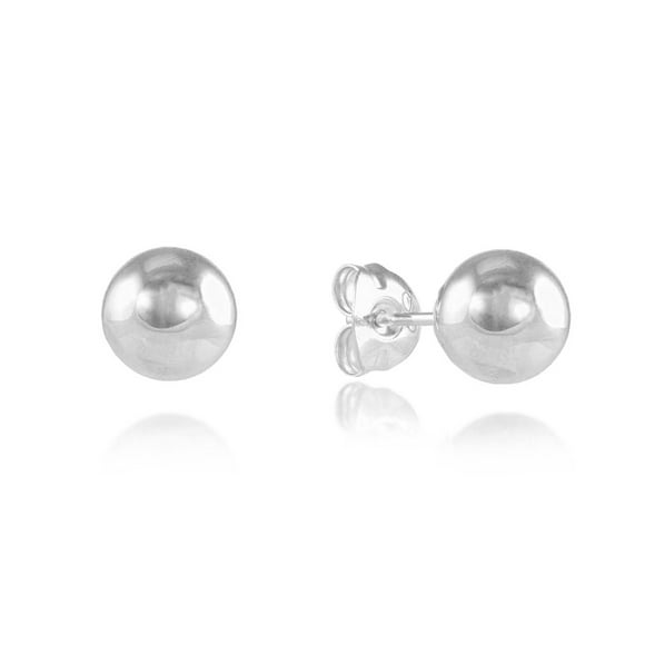 QUINTESSENTIAL Boucles d'Oreilles en Argent Sterling 6mm