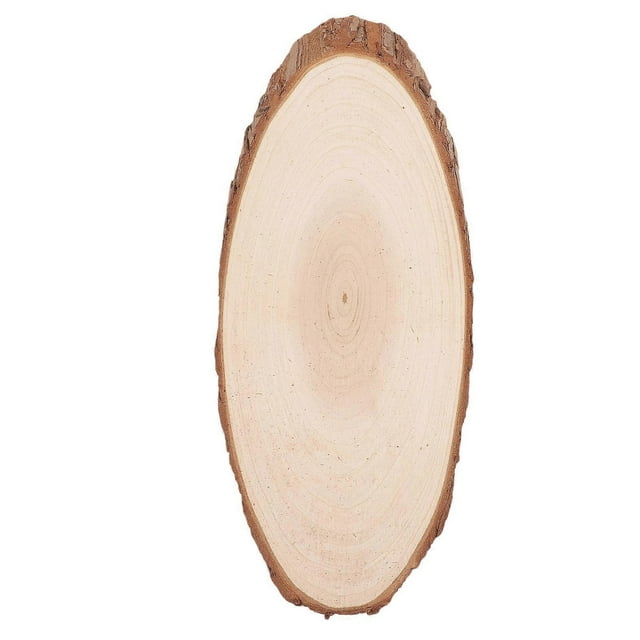 Rustic Centerpiece Wooden Round Decor For Home Decoration 30.00X12.00X2.00CM Coffee DIY Decoration 1Pack