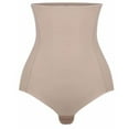 thumbnail image 5 of Women's Natural Shaping Girdle 3 Rows Hooks High Rise Butt Lifter Mesh Tight Fitting Panties Underwear NUDE L, 5 of 6