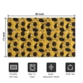 thumbnail image 5 of Yellow Black Sunflower Pattern Door Rugs,Washable Non Slip Door Mats Indoor,Decorative Door Mats,Entry Mat Indoor for Entrance,Bedroom,Kitchen,Bathroom,17"x30", 5 of 6