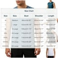 thumbnail image 3 of Ecqkame Men's Dry Workout T-Shirts Athletic Running Loose Breathable Tee Short Sleeve Crew Neck Gym Casual Tops Blue XXXXL, 3 of 5