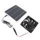 thumbnail image 5 of Ventilador de Escape Solar, Ventilador de Panel Solar Monocristalino 20W Eficiente Con Soporte para Casa de Mascotas, 5 of 7