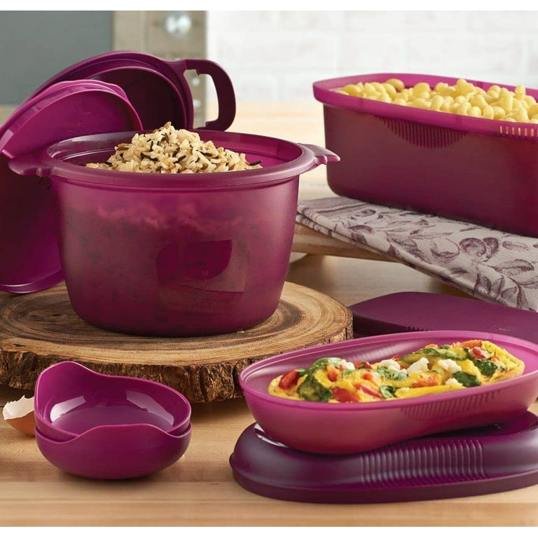 Tupperware Microwave Rice Cooker Purple - Large cup - Walmart.com