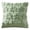 Mint Green, variant on Embroidered Throw Pillow Cover with Green Botanical Design, Square Decorative Cushion Case 18x18 Inches Luxury Linen Texture, for Sofa Bedroom Living Room Car