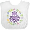 thumbnail image 3 of Inktastic Octopus Cute Girls Girls Baby Bib, 3 of 4