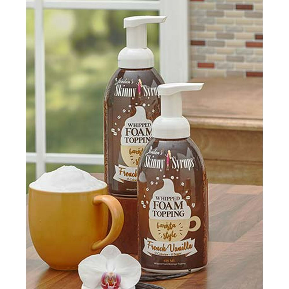 Sets of 2 Skinny Syrups Whipped Foam Toppings,French Vanilla Walmart