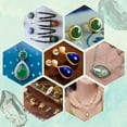 thumbnail image 6 of 23pcs Dyded Gemstones Cabochons Pendants Beads for Necklace Jewelry Making Mixed Shape, 6 of 7