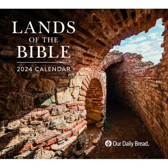 Calendrier Mural Terres de la Bible 2024