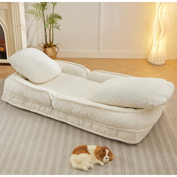 Free Shipping! Aukfa Fold Lazy Sofa Bed,Floor Chair Small Couch