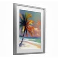 thumbnail image 3 of Stupell Industries Sunset Kissed Palm Tree Gray Framed Print Under Glass, design by LSR Design Studio, 16 x 13, 3 of 10