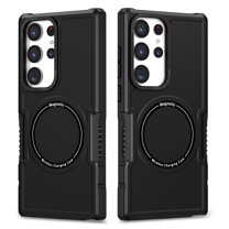 Dteck for Samsung Galaxy S23 Ultra Case Military Grade Drop Tested Compatible with MagSafe Shockproof Slim Fit Rugged Bumper Cover, Black