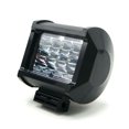 thumbnail image 3 of Faro Para Moto Rasen Auxiliar Led Cuadrado 3 Filas 12 Led Con Luz Alta, Baja Y Estrobo      azul, 3 of 10