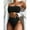 w93# Black764, variant on 2 Piece Swimsuit For Women Bandeau Bandage Bikini Set Tube Strapless Ribbed Solid Color Off The Shoulder Push-Up Tops High Waist Hipster Bikini Sets Swimwear Stylish Beachwear,Purple,S