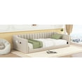 thumbnail image 6 of Newest Twin XL Size Upholstery Daybed and Side Storage pocket,Beige, 6 of 10