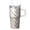 Texture-299, variant on 20oz Stainless Steel Travel Tumbler with Handle, Geometric Texture Double Wall Insulated Coffee Mug Leak-Proof and Straw