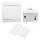 thumbnail image 1 of Kit de interruptor de luz inalámbrico 433MHZ 86 tipo Kit de interruptor inalámbrico autoalimentado con receptor para el hogar AC110-230V, 1 of 14