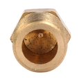 thumbnail image 3 of Conector de tapón de tubo de latón con cabeza hexagonal macho de 1/4BSP, 5 piezas, 3 of 3