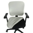 thumbnail image 2 of Xingzhi Split Office Chair Cover Dustproof Waterproof Rotating Chair Protector Gray Seat+Backrest, 2 of 9