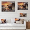 thumbnail image 4 of Designart "Coastal Sunset in Thailand with Boat" Nautical & Beach Print on Natural Pine Wood, 4 of 5