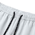 thumbnail image 5 of JUUYY Men's Lightweight Windbreaker Pants Straight Leg Elastic Drawstring Waist Moisture Wicking Casual Outdoor Quick Dry Trousers Beige XL, 5 of 6